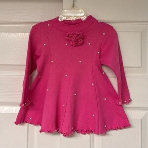 Vintage JM Originals Inc. Toddler Girls Dress, 100% Cotton, size 3, Hot Pink